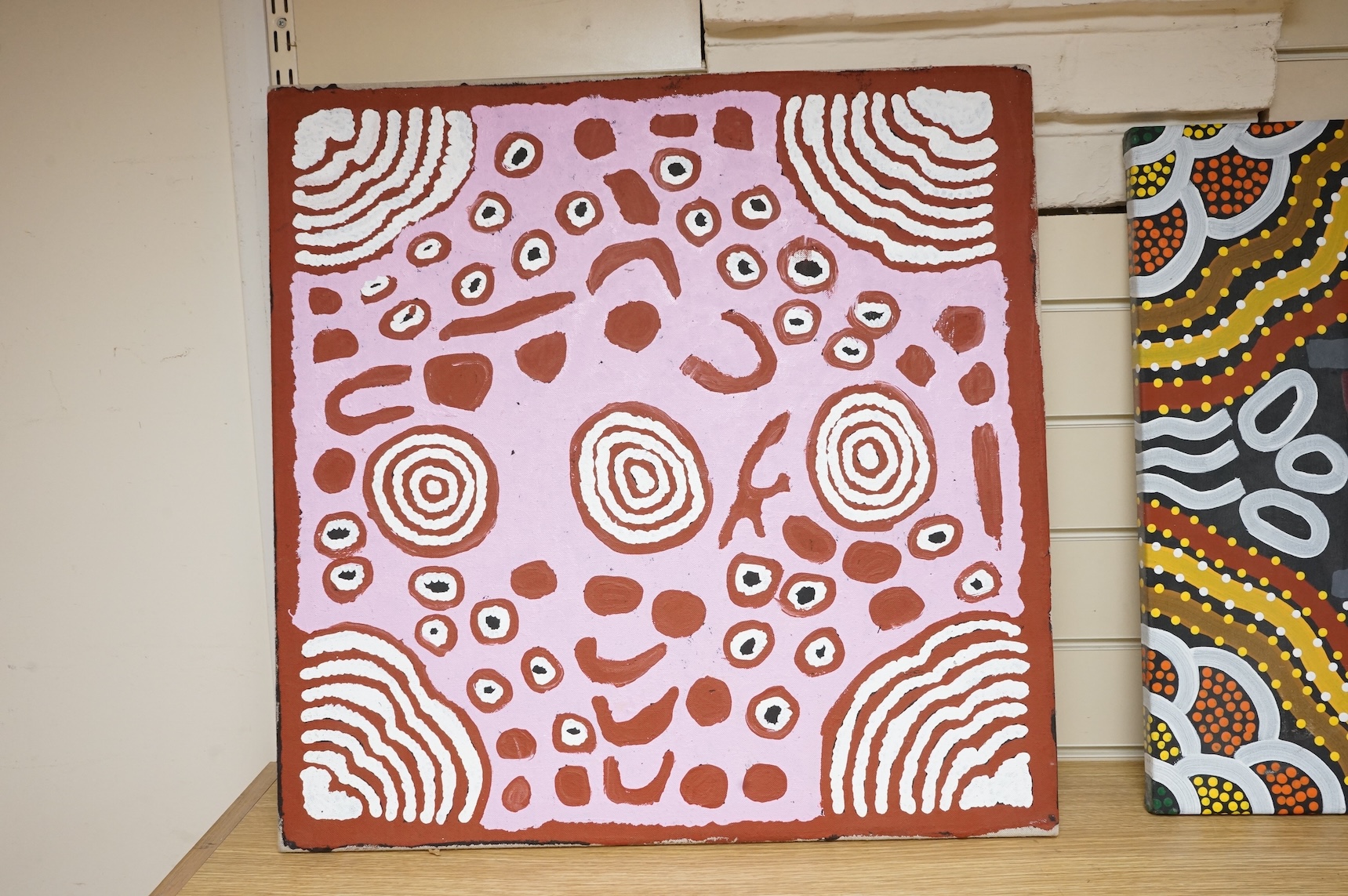 Faith Butler Nungurrayi (Aboriginal), 'Tingari womens dreaming', acrylic on linen, with certificate of authenticity, 61 x 61cm, unframed